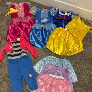 Colorful Kids Princess Costume Set